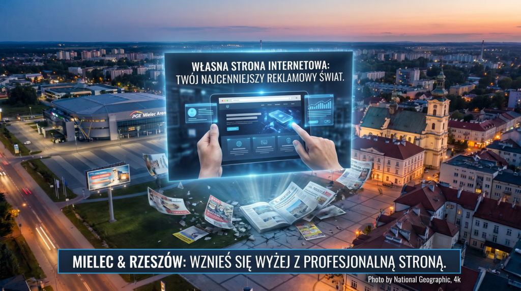 Nano Banana Pro Strony Internetowe Mielec – Tworzenie Stron www dla Firm z Mielca i Powiatu Mieleckiego